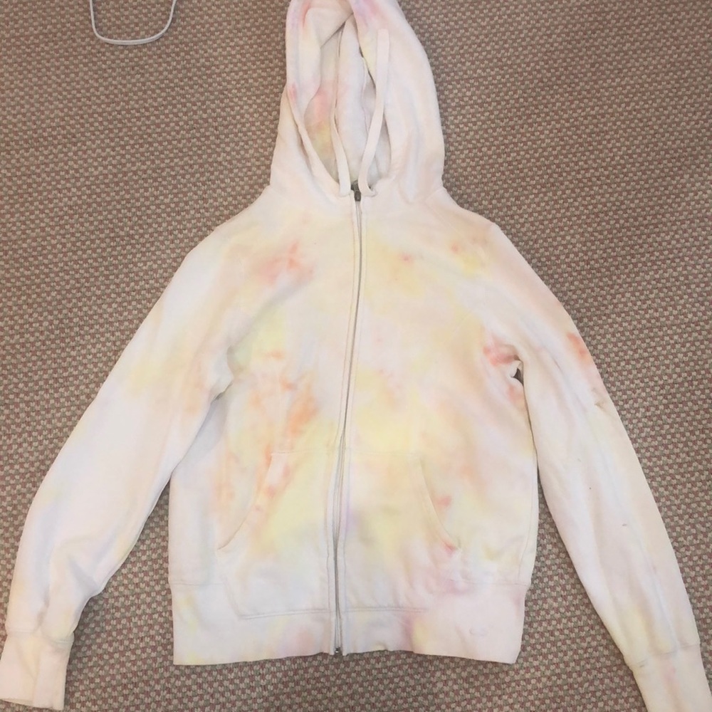 Tie dye zip up